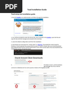 Toad Installation Guide