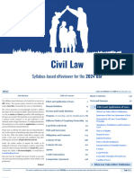 Civil Law Syllabus Based EREVIEWER 2024 v1.01