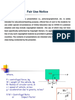 Superelevation