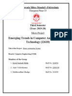 Micro Project Pregress Report With Certificate Eti