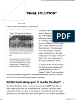 The Final Solution Holocaust Encyclopedia