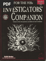 1920 - Investigators Companion Vol 2 | PDF | Salvador Dalí