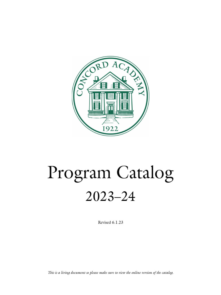 Program Catalog 2023 24 | PDF | Advanced Placement | Hell