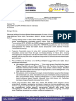 Surat DPP Sikap APINDO Permenaker 18-1