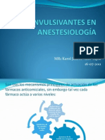 Anticonvulsivantes en Anestesiología