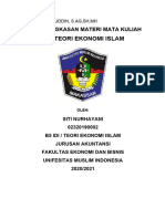 Tugas RMK Teori Ekonomi Islam Siti Nurhayani 02320190002