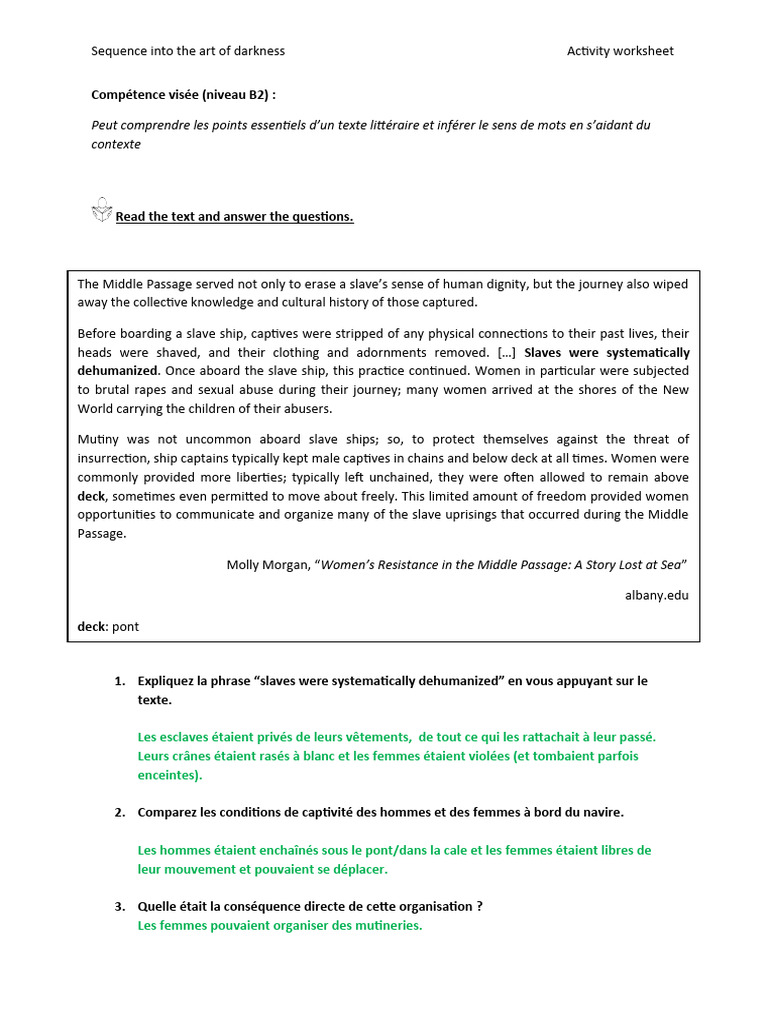 Correction CE Resistance in The Middle Passage TG8 V2 3 | PDF | Unfree ...