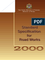 TZ Standard Specification For Roadworks