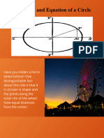 Definition and Equation of A Circle