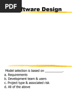 CSE320 Software Design Coupling Cohision