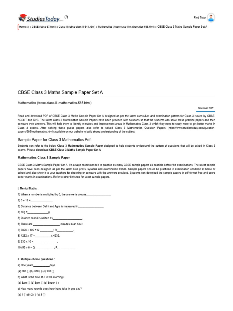 Pdf 24 download free pdf multiple choice mathematics