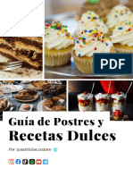 Guia de Postres y Recetas Dulces