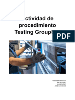 Actividad de Procedimiento - TestingGroupS.A