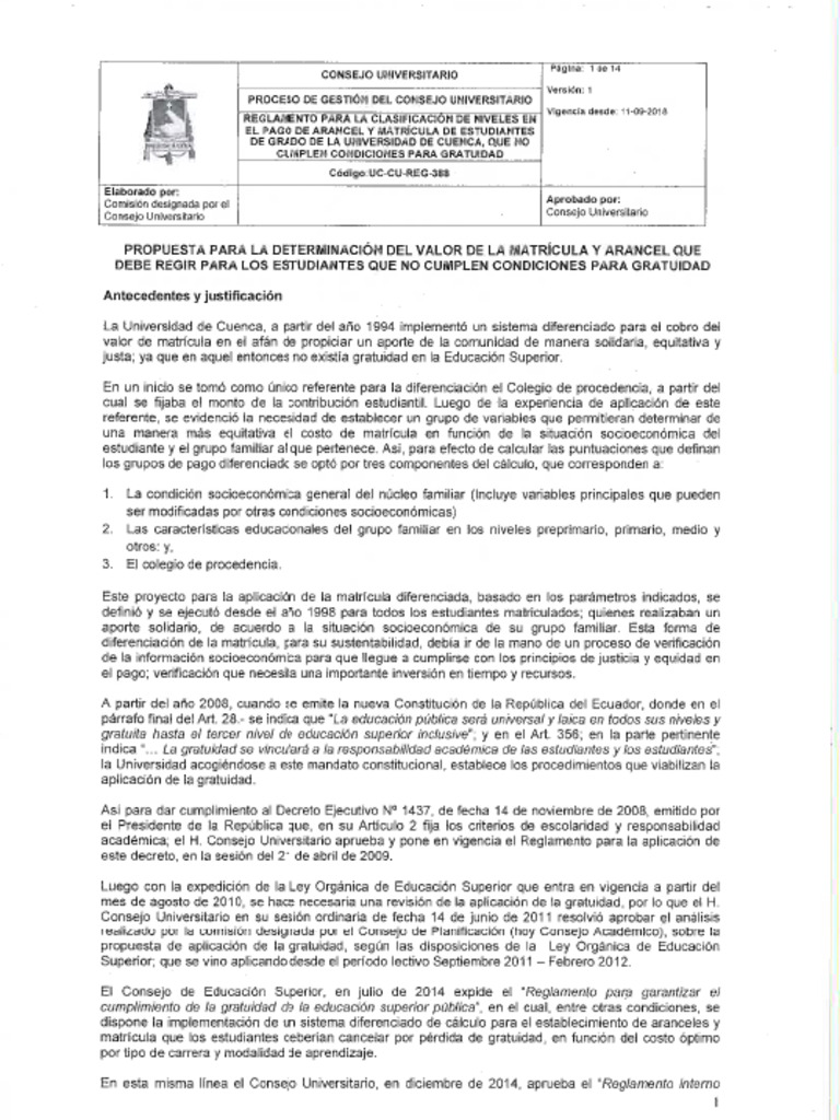 QUE ES UN ARANCEL UNIVERSITARIO visual data 3