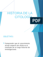 Historia de La Citología