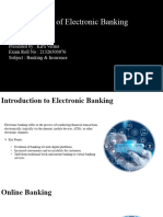 Types of Electronic Banking