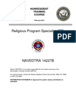NAVEDTRA 14227B Religious Program Specialist (RP)