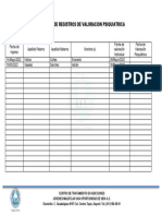 Bitacora de Evaluacion Psiquiatrica