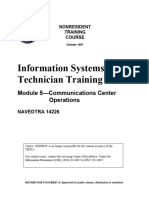 NAVEDTRA 14226 Information Systems Technician Training Series, Module 05 - Communications Center Operations