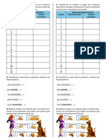 EXERCÍCIOS - Dízima Periódica 1