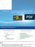 5E Kenya Economic Overview 2016