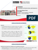 Sesión 09 Sistema de Proyección Cartografico