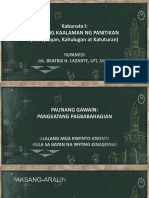 1 - Batayang Kaalaman NG Panitikan