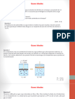 Ejercicios para La Teoría de Gases Ideales