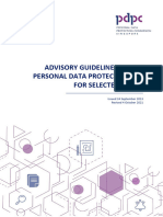 Singapore-Advisory Guidelines On The PDPA For Selected Topics 4 Oct 2021