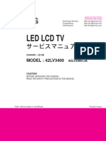 LG 42LV3400 Le13b LCD