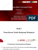 Pemeriksaan Klinis Neurologi Praktis: Alifia Nadyra Fasya (406222082)