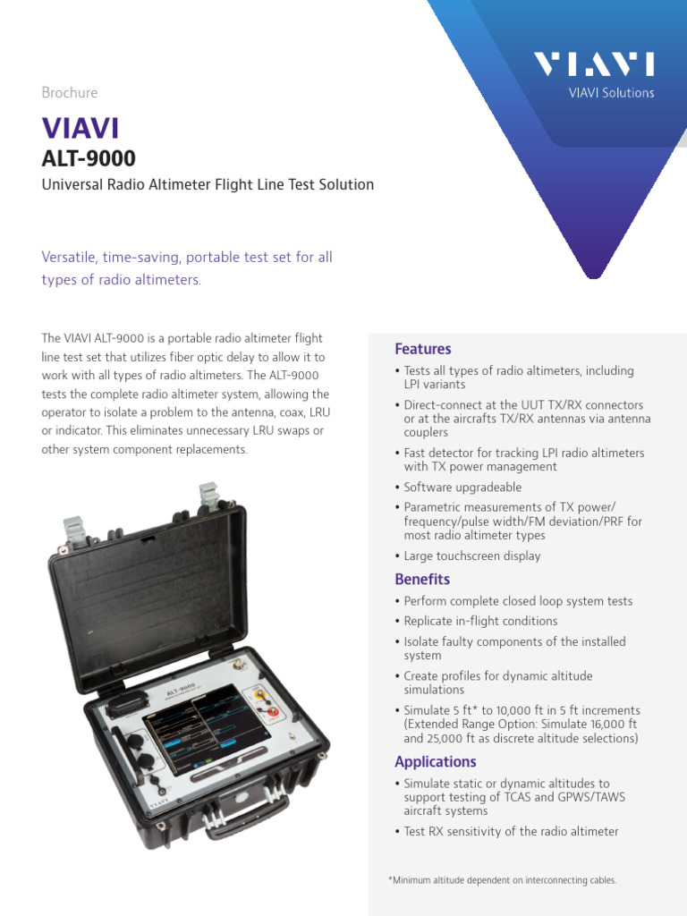 Alt 9000 Brochure Brochures en | PDF | Coaxial Cable | Radio