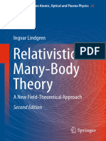 Relativistic Many-Body Theory-Ingvar Lindgren Springer 2nd Edition