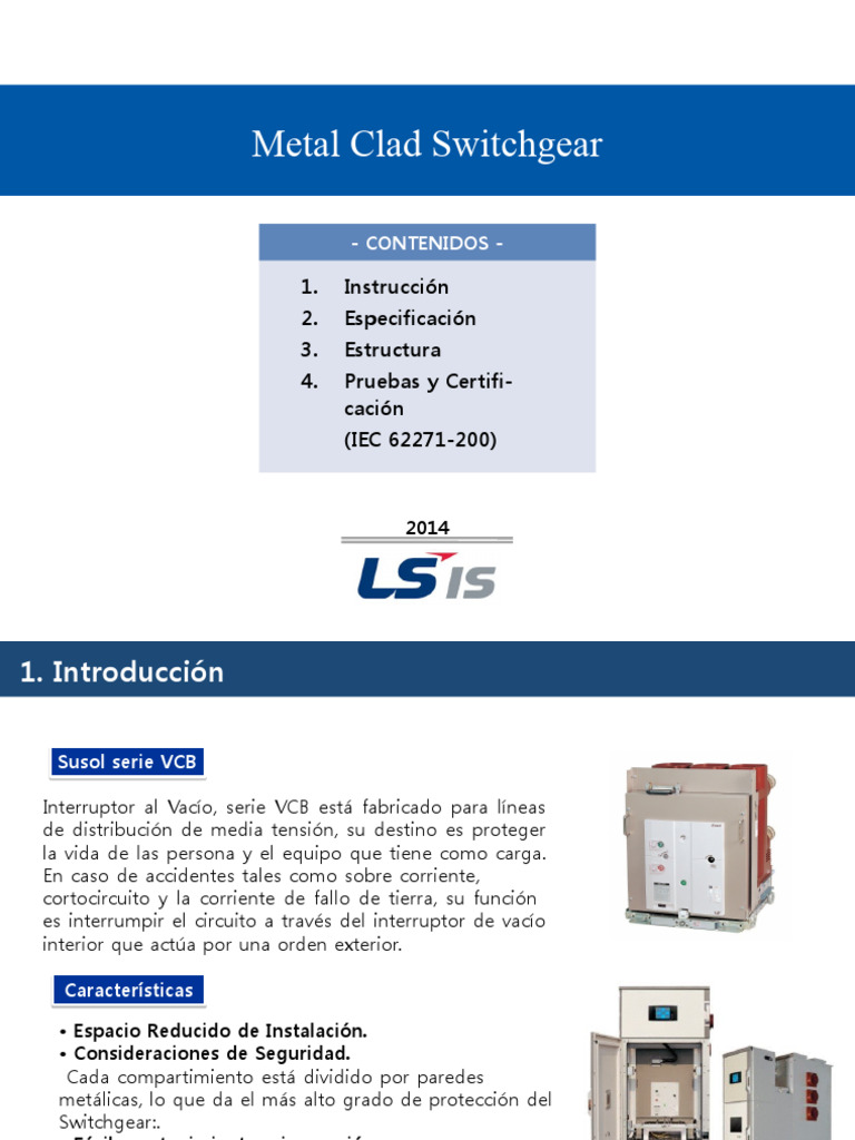 Metal Clad Switchgear Specifications | PDF | Electrical Engineering ...