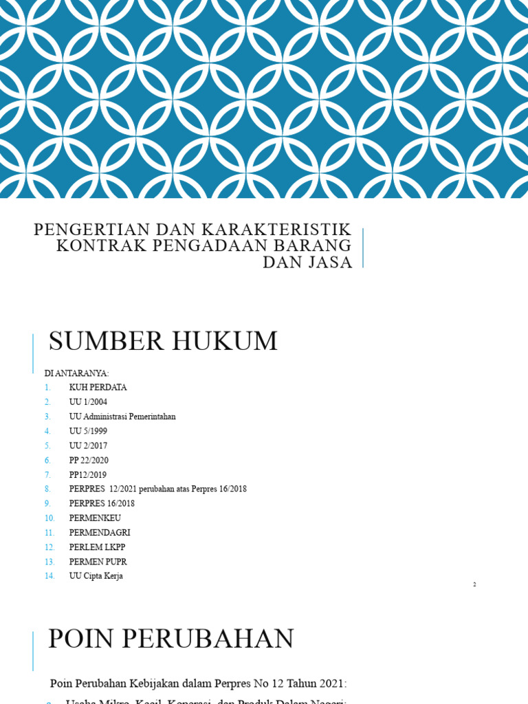 Kontrak Pengadaan Barang dan Jasa | PDF | Bisnis | Pengelolaan Keuangan ...