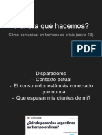 Y Ahora Qué Hacemos. Análisis de Las Empresas Postpandemia