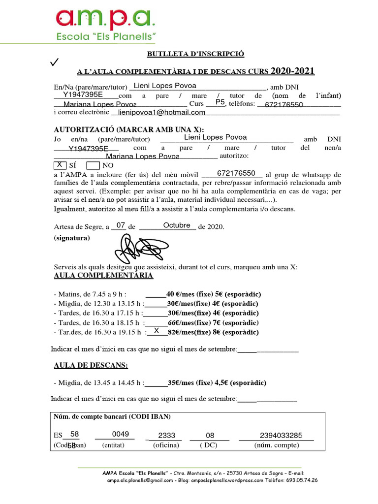 Butlleta Aula Complement Ria 2020 21 PDF