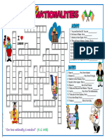 Nationalities (Crossword) 1