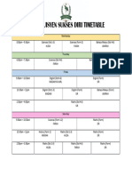 Latest Timetable