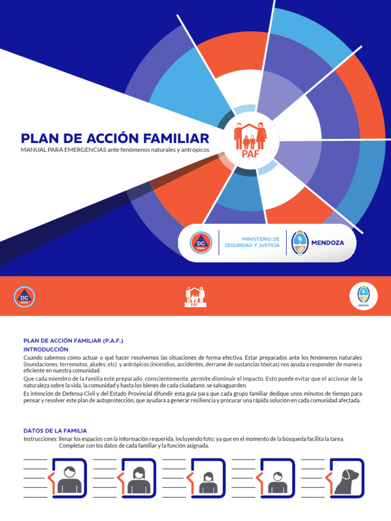 Guía Familiar para Emergencias | PDF | Inundar | Agua