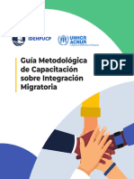 Guia Metodologica de Capacitacion Sobre Integracion Migratoria