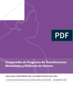 Compendio de Programa de Transferencias Monetarias y Violencia de Género