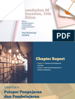 Chapter Report - Foundation of Education, 11th Edition