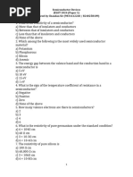 Semiconductor Devices (Paper 1)