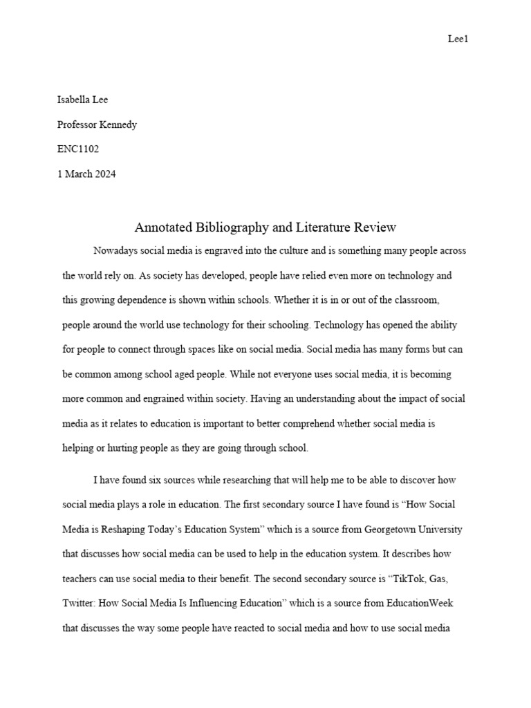 annotated bibliography final-isabella lee PDF Social Media Popular Culture & Media Studies