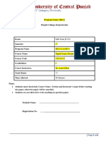 Paper Specimen For BBA, BSCS, BS Acc. & Fin. and ADP-BA Mid Term F-23 GRW