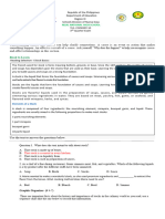 3rd Periodical Test - Cookery 10 - (Reading Selections Used, Credited To The Owners)