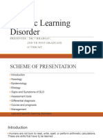 Specific Learning Disorders