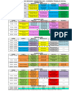 Horario de Clases Segundo Semestre 2021