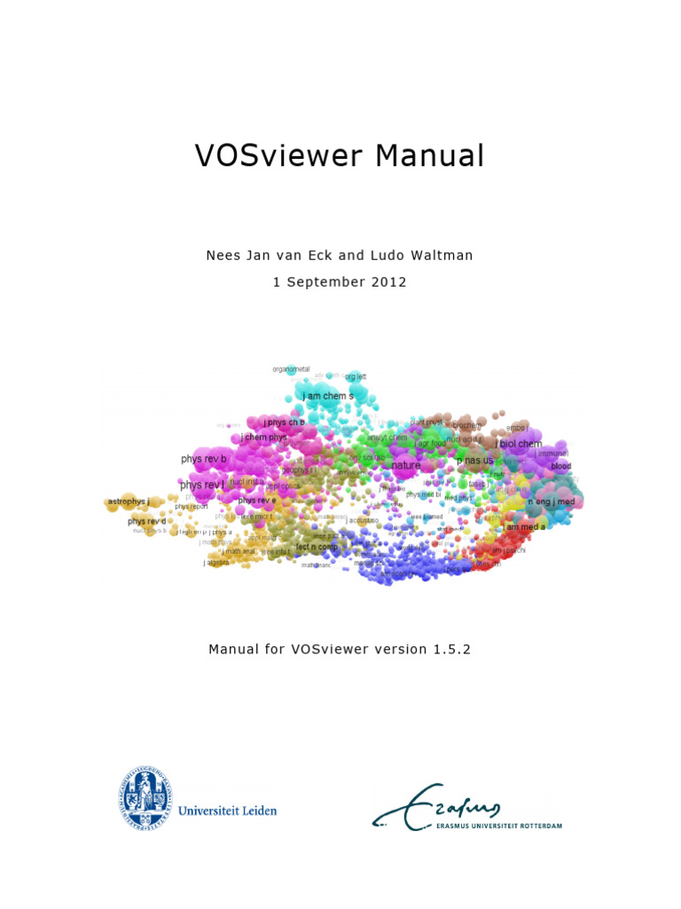 VOSviewer Manual Version 1.5.2 | PDF | Matrix (Mathematics) | Computing
